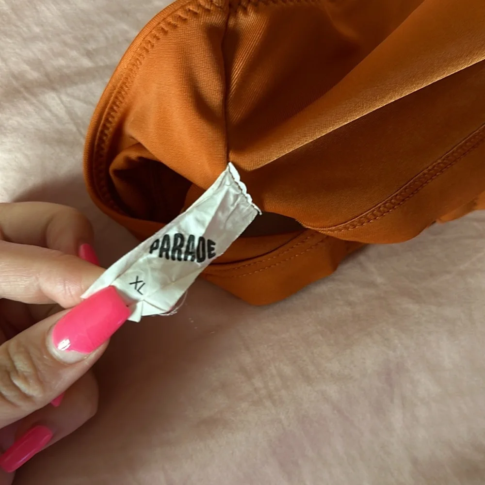 Parade Scoop Bikini Top EcoSplash Swim Women size XL - Picture 9 of 10